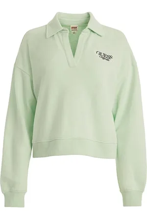 Guess Dames, Sweatshirts & Hoodies, Groen, Maat: M