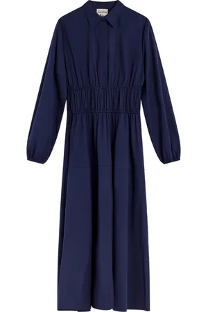 SEMICOUTURE Dames, Jurken, Blauw, Maat: 2XS