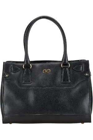 Salvatore Ferragamo Dames, Pre-owned, Zwart, Maat: ONE Size Leer