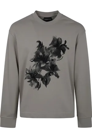 Emporio Armani Heren, Sweatshirts & Hoodies, Grijs, Maat: M
