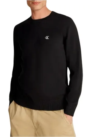 Calvin Klein Heren, Sweatshirts & Hoodies, Zwart, Maat: M Katoen