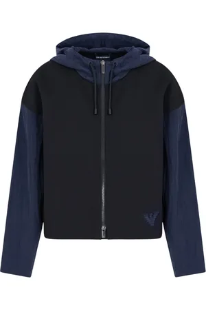 Emporio Armani Dames, Sweatshirts & Hoodies, Blauw, Maat: L Viscose