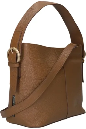 Fred de la Bretoniere Dames, Tassen, Bruin, Maat: ONE Size Zijde