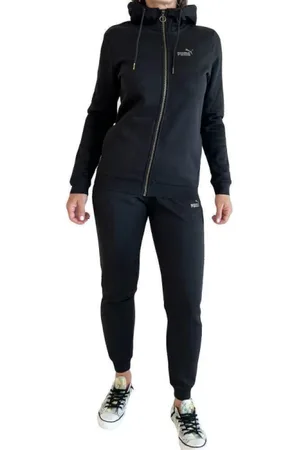 PUMA Dames, Sport, Zwart, Maat: M Katoen