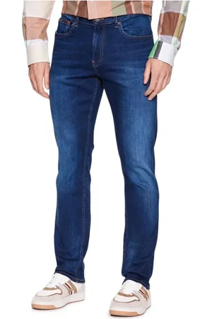 Tommy Hilfiger Heren, Jeans, Blauw, Maat: W32 L30 Katoen