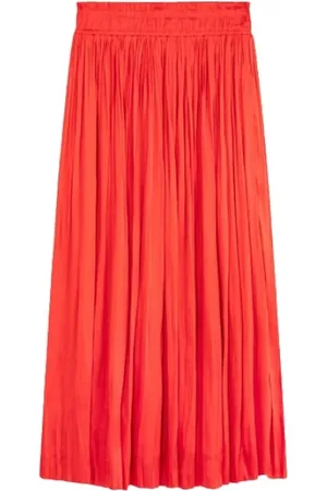 Suncoo Dames, Rokken, Rood, Maat: S Satijn