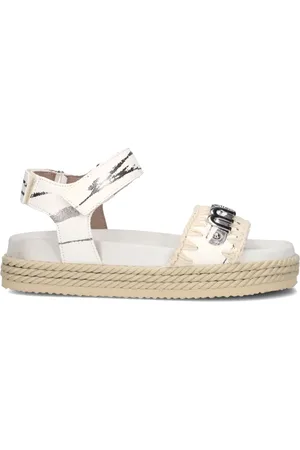 Mou Dames, Schoenen, Wit, Maat: 36 EU Linnen