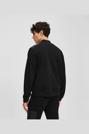 Karl Lagerfeld Heren, Sweatshirts & Hoodies, Zwart, Maat: XL Katoen