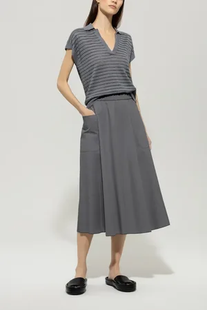 Luisa Cerano Dames, Rokken, Grijs, Maat: XL Katoen