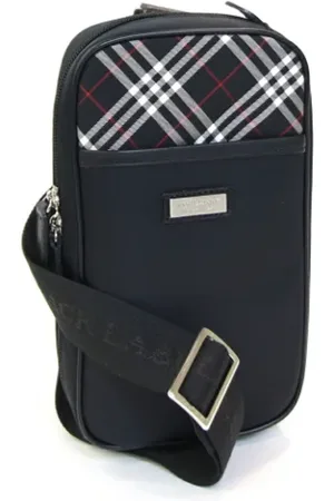 Burberry Dames, Pre-owned, Zwart, Maat: ONE Size Leer