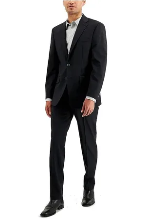 Calvin Klein Heren, Pakken, Zwart, Maat: XS Wol