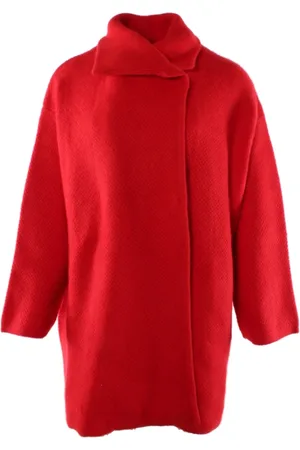 Diane von Furstenberg Dames, Mantels, Rood, Maat: M Wol