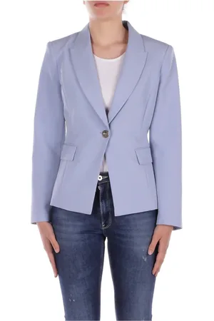 Liu Jo Dames, Jassen, Blauw, Maat: XL Poliester