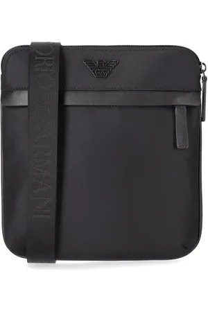 Emporio Armani Heren, Tassen, Zwart, Maat: ONE Size Nylon