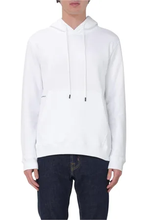 Dondup Heren, Sweatshirts & Hoodies, Wit, Maat: S Katoen