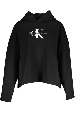 Calvin Klein Heren, Sweatshirts & Hoodies, Zwart, Maat: L