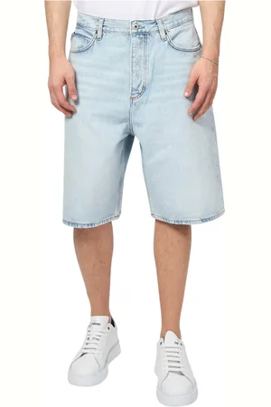 HUGO BOSS Heren, Korte broeken, Blauw, Maat: W34 Denim