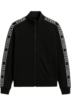 Guess Heren, Jassen, Zwart, Maat: S Viscose