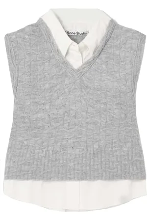 Acne Studios Dames, Jassen, Grijs, Maat: S Nylon