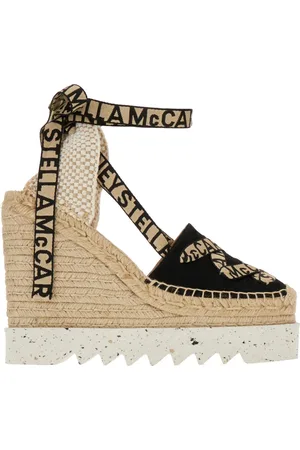 Stella McCartney Dames, Schoenen, Zwart, Maat: 36 EU Katoen