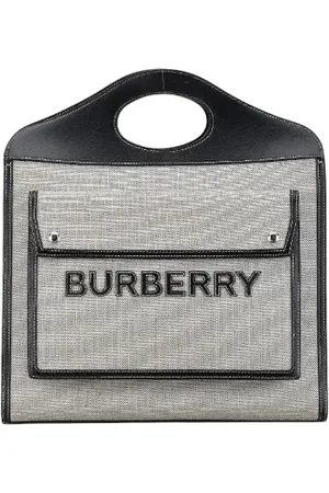 Burberry Dames, Pre-owned, Grijs, Maat: ONE Size Leer