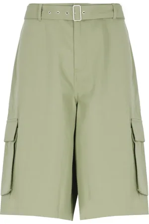 Maison Kitsuné Heren, Korte broeken, Groen, Maat: M Katoen