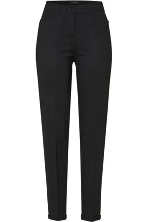 Toni Dames, Broeken, Zwart, Maat: 2XL