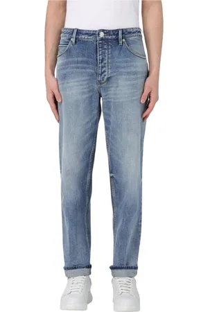Emporio Armani Heren, Jeans, Blauw, Maat: W29 Katoen