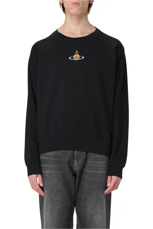 Vivienne Westwood Heren, Sweatshirts & Hoodies, Zwart, Maat: L Katoen