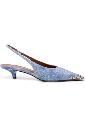 PARIS TEXAS Dames, Schoenen, Blauw, Maat: 41 EU Denim