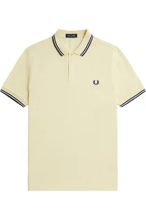 Fred Perry Heren, Tops, Geel, Maat: 2XL Katoen