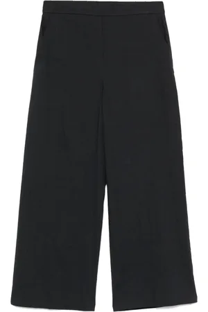 THEORY Dames, Broeken, Blauw, Maat: XS Linnen