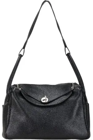 Hermès Dames, Pre-owned, Zwart, Maat: ONE Size Leer