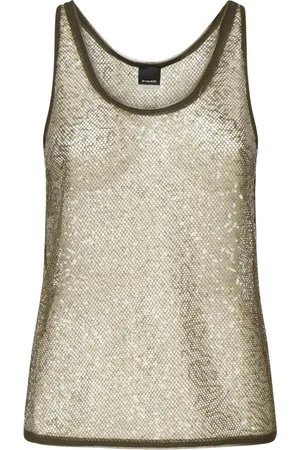 Pinko Dames, Tops, Groen, Maat: M