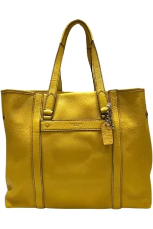 Coach Dames, Pre-owned, Geel, Maat: ONE Size Leer