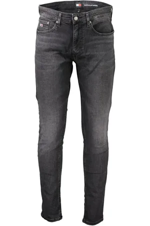 Tommy Hilfiger Heren, Jeans, Zwart, Maat: W30 L32 Katoen