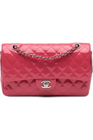 CHANEL Dames, Pre-owned, Roze, Maat: ONE Size Leer