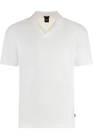 HUGO BOSS Heren, Tops, Wit, Maat: M Katoen