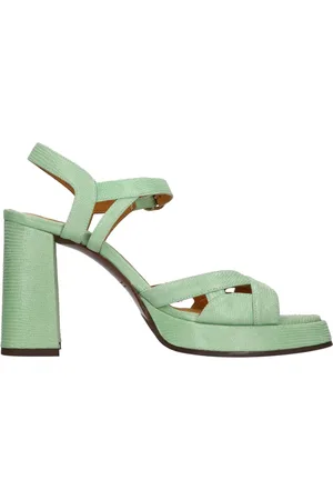 Chie Mihara Dames, Schoenen, Groen, Maat: 37 EU Leer