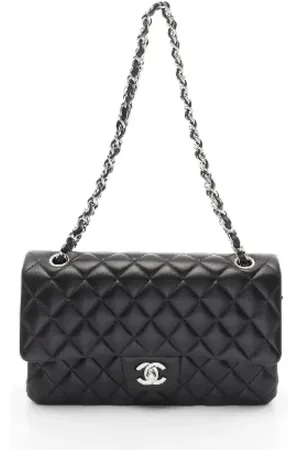 CHANEL Dames, Pre-owned, Zwart, Maat: ONE Size Leer