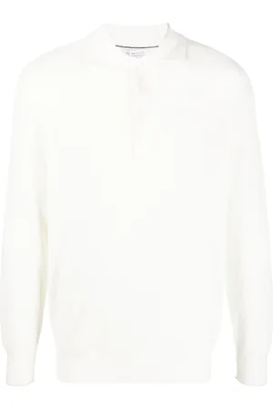 Brunello Cucinelli Heren, Tops, Wit, Maat: L Katoen