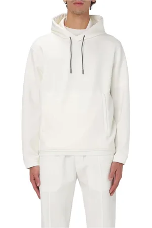 Emporio Armani Heren, Sweatshirts & Hoodies, Wit, Maat: M