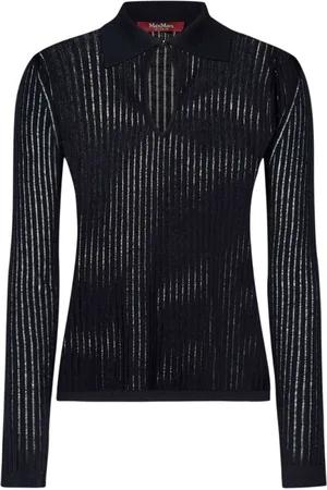 Max Mara Dames, Truien, Blauw, Maat: L Zijde