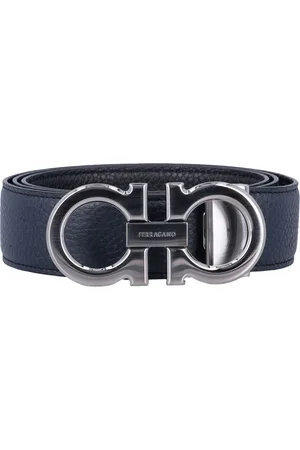Salvatore Ferragamo Heren, Accessoires, Zwart, Maat: 115 CM Leer