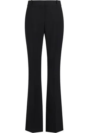Alexander McQueen Dames, Broeken, Zwart, Maat: L Wol