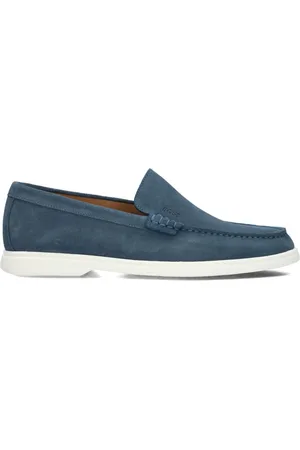 HUGO BOSS Heren, Schoenen, Blauw, Maat: 43 EU Suède