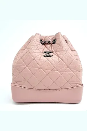 CHANEL Dames, Pre-owned, Roze, Maat: ONE Size Leer