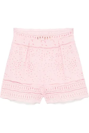 ERMANNO SCERVINO Dames, Korte broeken, Roze, Maat: 2XS Zijde