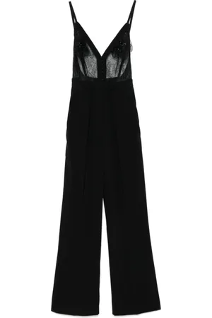 Elisabetta Franchi Dames, Jumpsuits & Playsuits, Zwart, Maat: S