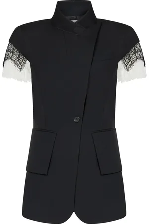Alexander McQueen Dames, Jassen, Zwart, Maat: M Wol